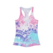 Colorful Tie Dye Racerback Tank Top, Summer Fashion, Bohemian Style, Beach Wear, Yoga Top, Festival Outfit, Casual Wear - Image 2